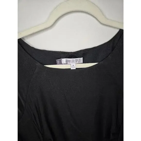 Women's Jennifer Lopez Black Bodycon Dress Size M - Picture 7 of 8